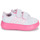 kengät Tytöt Matalavartiset tennarit Adidas Sportswear GRAND COURT 2.0 Marie CF I Valkoinen / Vaaleanpunainen