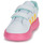 kengät Tytöt Matalavartiset tennarit Adidas Sportswear GRAND COURT MINNIE CF I Valkoinen / Vaaleanpunainen