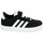 kengät Lapset Matalavartiset tennarit Adidas Sportswear VL COURT 3.0 EL C Musta / Valkoinen