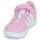kengät Tytöt Matalavartiset tennarit Adidas Sportswear VL COURT 3.0 EL C Vaaleanpunainen