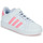 kengät Tytöt Matalavartiset tennarit Adidas Sportswear GRAND COURT 2.0 EL K Valkoinen / Vaaleanpunainen