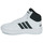 kengät Lapset Korkeavartiset tennarit Adidas Sportswear HOOPS 3.0 MID K Valkoinen / Musta