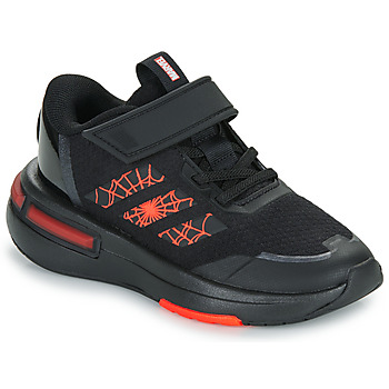 kengät Pojat Korkeavartiset tennarit Adidas Sportswear MARVEL SPIDEY Racer EL K Musta / Punainen