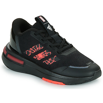 kengät Pojat Korkeavartiset tennarit Adidas Sportswear MARVEL SPIDEY Racer K Musta / Punainen