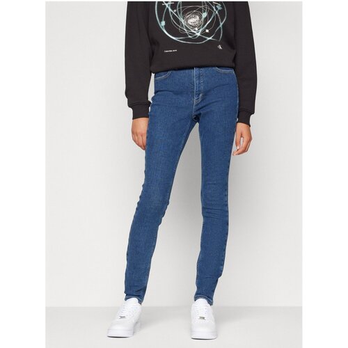 vaatteet Naiset Slim-farkut Calvin Klein Jeans J20J222214 Sininen