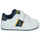 kengät Lapset Matalavartiset tennarit Polo Ralph Lauren HERITAGE COURT BEAR EZ Valkoinen / Laivastonsininen / Keltainen