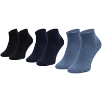 Alusvaatteet Miehet Urheilusukat Skechers 3PPK Basic Quarter Socks Sininen