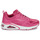 kengät Naiset Matalavartiset tennarit Skechers TRES-AIR UNO - REVOLUTION-AIRY Vaaleanpunainen