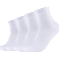 Alusvaatteet Urheilusukat Skechers 2PPK Unisex Basic Cushioned Quarter Socks Valkoinen
