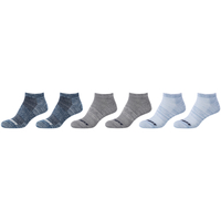 Alusvaatteet Pojat Urheilusukat Skechers 6PPK Casual Super Soft Sneaker Socks Monivärinen