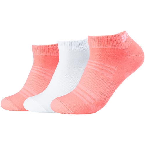 Alusvaatteet Urheilusukat Skechers 3PPK Mesh Ventilation Socks Vaaleanpunainen