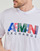 vaatteet Miehet Lyhythihainen t-paita Armani Exchange 3DZTKA Valkoinen / Monivärinen