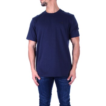 vaatteet Miehet Lyhythihainen t-paita Moose Knuckles M13MT719 Sininen