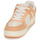 kengät Naiset Matalavartiset tennarit Calvin Klein Jeans BASKET CUPSOLE LOW MIX Valkoinen / Vaaleanpunainen