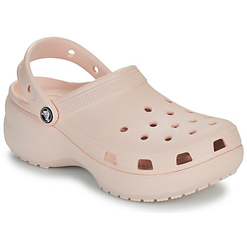 kengät Naiset Puukengät Crocs Classic Platform Clog W Vaaleanpunainen