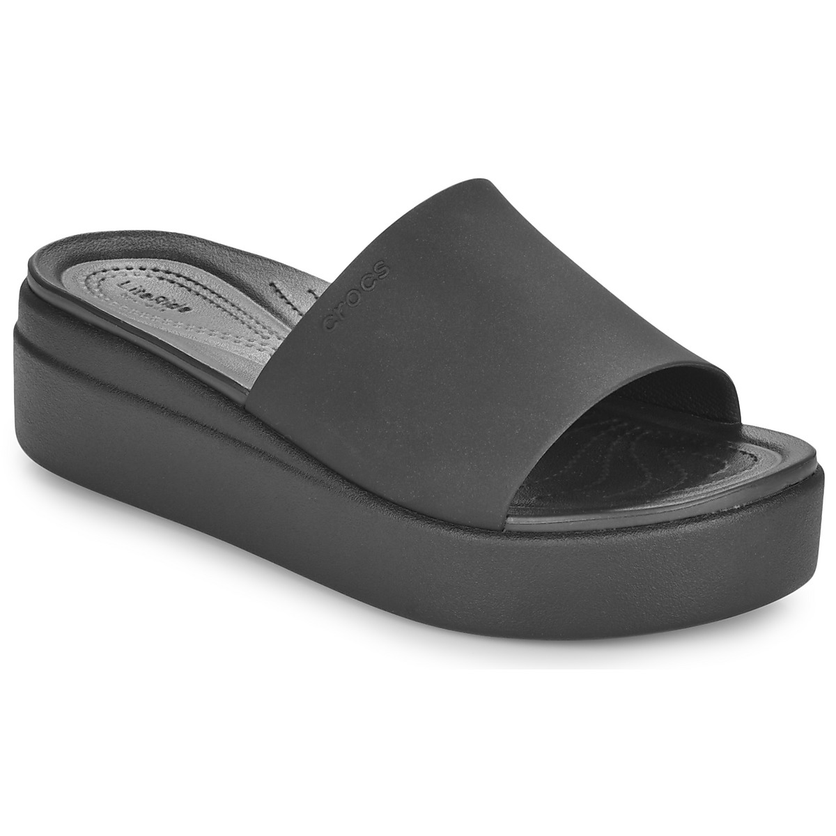 kengät Naiset Sandaalit Crocs Brooklyn Slide Musta
