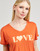 vaatteet Naiset Lyhythihainen t-paita Only ONLHARRINA  Oranssi