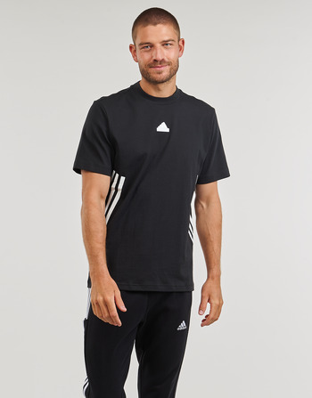 Adidas Sportswear M FI 3S T Musta / Valkoinen