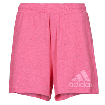 vaatteet Naiset Shortsit / Bermuda-shortsit Adidas Sportswear W WINRS SHORT Vaaleanpunainen / Valkoinen