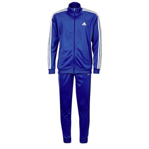 vaatteet Miehet Verryttelypuvut Adidas Sportswear M 3S TR TT TS Sininen / Valkoinen