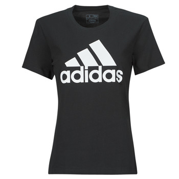 vaatteet Naiset Lyhythihainen t-paita Adidas Sportswear W BL T Musta / Valkoinen