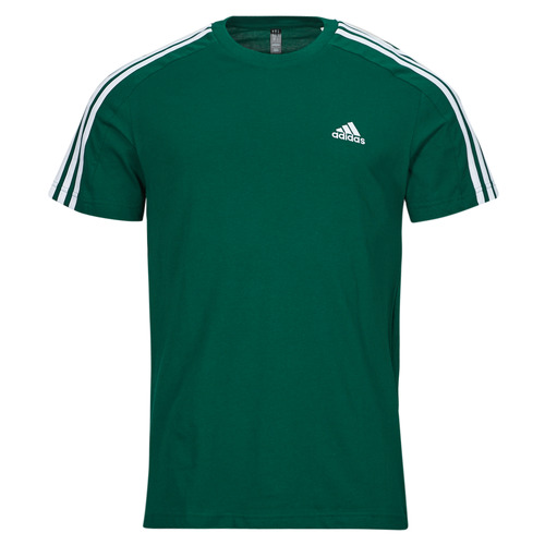 vaatteet Miehet Lyhythihainen t-paita Adidas Sportswear M 3S SJ T Vihreä / Valkoinen