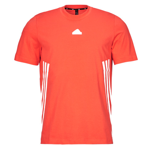 vaatteet Miehet Lyhythihainen t-paita Adidas Sportswear M FI 3S REG T Oranssi / Valkoinen