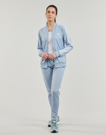 vaatteet Naiset Verryttelypuvut Adidas Sportswear W 3S TR TS Sininen / Valkoinen