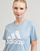 vaatteet Naiset Lyhythihainen t-paita Adidas Sportswear W BL T Sininen / Valkoinen