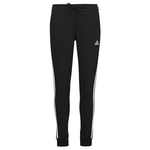 vaatteet Naiset Verryttelyhousut Adidas Sportswear W 3S FL C PT Musta / Valkoinen