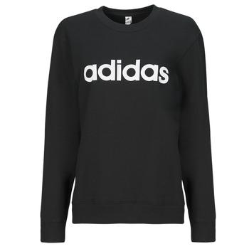 vaatteet Naiset Svetari Adidas Sportswear W LIN FT SWT Musta / Valkoinen