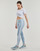 vaatteet Naiset Legginsit Adidas Sportswear W 3S LEG Sininen / Valkoinen
