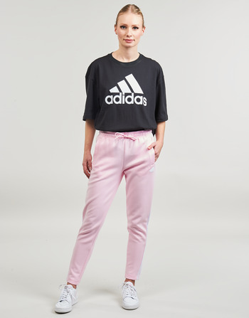 vaatteet Naiset Verryttelyhousut Adidas Sportswear W FI 3S SLIM PT Vaaleanpunainen / Valkoinen