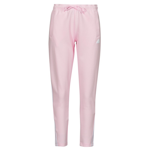 vaatteet Naiset Verryttelyhousut Adidas Sportswear W FI 3S SLIM PT Vaaleanpunainen / Valkoinen