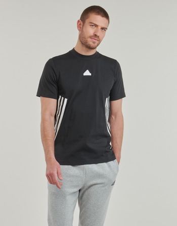 Adidas Sportswear M FI 3S REG T Musta / Valkoinen