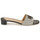kengät Naiset Sandaalit Lauren Ralph Lauren FAY LOGO-SANDALS-FLAT SANDAL Musta / Beige