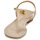 kengät Naiset Sandaalit ja avokkaat Lauren Ralph Lauren ELLINGTON-SANDALS-FLAT SANDAL Beige