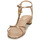 kengät Naiset Sandaalit ja avokkaat Lauren Ralph Lauren FALLON-SANDALS-FLAT SANDAL Kulta