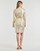 vaatteet Naiset Lyhyt mekko Lauren Ralph Lauren CINLAIT-LONG SLEEVE-COCKTAIL DRESS Kulta