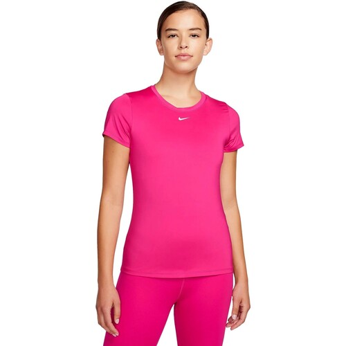 vaatteet Naiset Lyhythihainen t-paita Nike CAMISETA MUJER  DRI-FIT ONE DD0626 Vaaleanpunainen