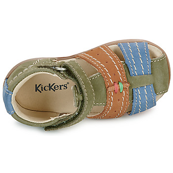 Kickers BIGBAZAR-2 Khaki / Ruskea / Sininen