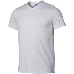 vaatteet Miehet Lyhythihainen t-paita Joma Versalles Short Sleeve Tee Valkoinen