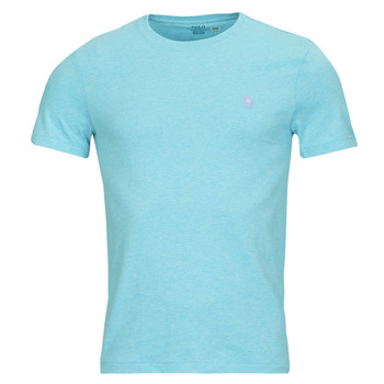 vaatteet Miehet Lyhythihainen t-paita Polo Ralph Lauren T-SHIRT AJUSTE EN COTON Sininen / Turkoosi / Sininen / punainen / valkoinen / Heather
