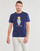 vaatteet Miehet Lyhythihainen t-paita Polo Ralph Lauren T-SHIRT POLO BEAR AJUSTE EN COTON Laivastonsininen