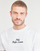 vaatteet Miehet Lyhythihainen t-paita Polo Ralph Lauren T-SHIRT AJUSTE EN COTON POLO RALPH LAUREN CENTER Valkoinen