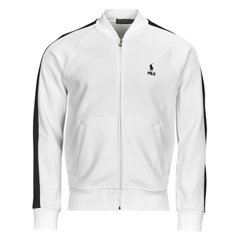vaatteet Miehet Ulkoilutakki Polo Ralph Lauren BOMBER AVEC BANDES Valkoinen / Musta / Valkoinen  / Monivärinen
