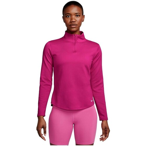 vaatteet Naiset Svetari Nike CAMISETA  THERMA FIT ONE DD4945 Vaaleanpunainen