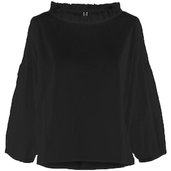 vaatteet Naiset Topit / Puserot Wendy Trendy Top 221153 - Black Musta