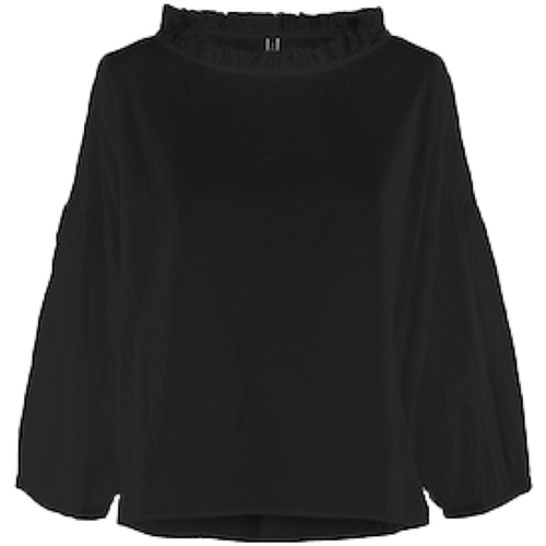 vaatteet Naiset Topit / Puserot Wendy Trendy Top 221153 - Black Musta