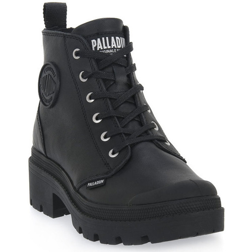 kengät Naiset Bootsit Palladium PALLABASE LTH BLACK Musta